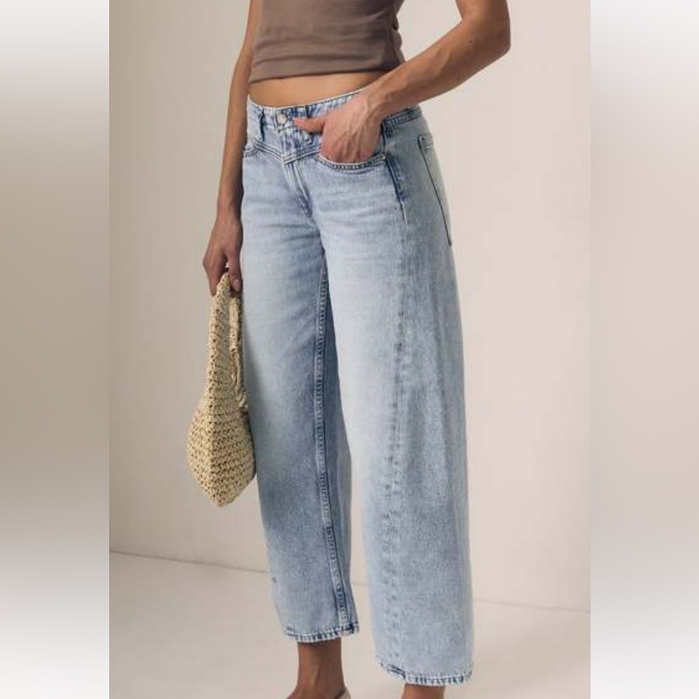 NWT! Super Cute! LE JEAN Selena Crop High Rise Jeans